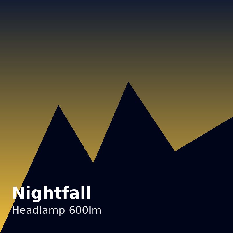 Nightfall Headlamp 600lm