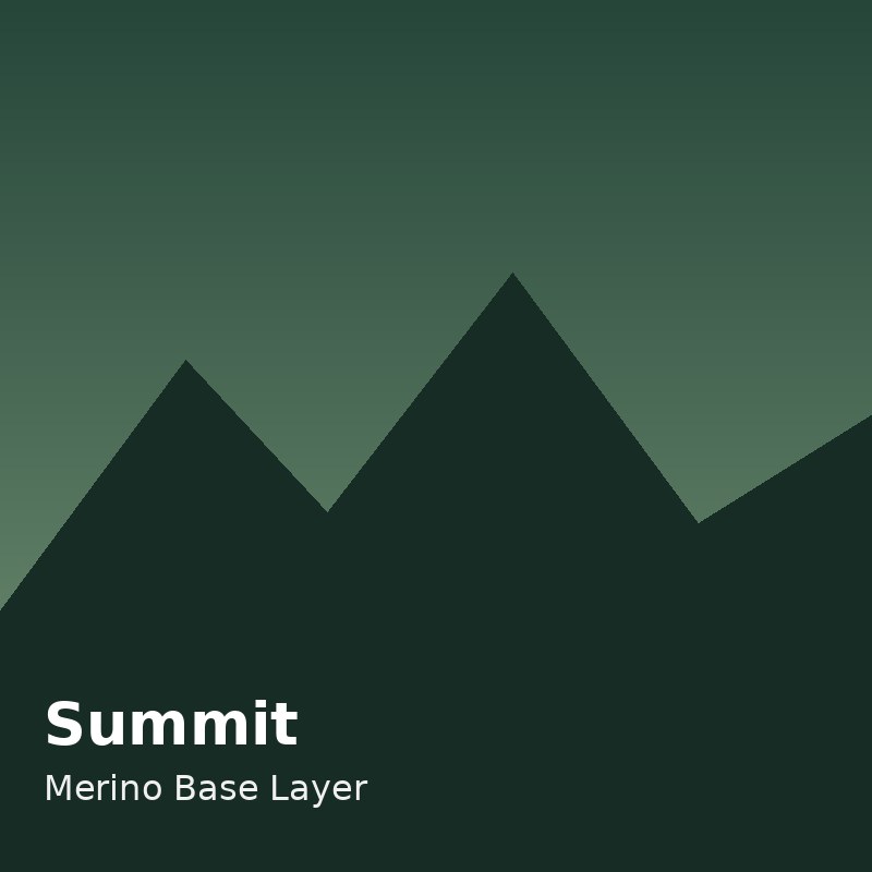 Summit Merino Crew Base Layer